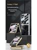 Samsung Z Flip 6 Foldable Screen Phone Case with Unique Painted Design and Mechanical Flip Glass Cover