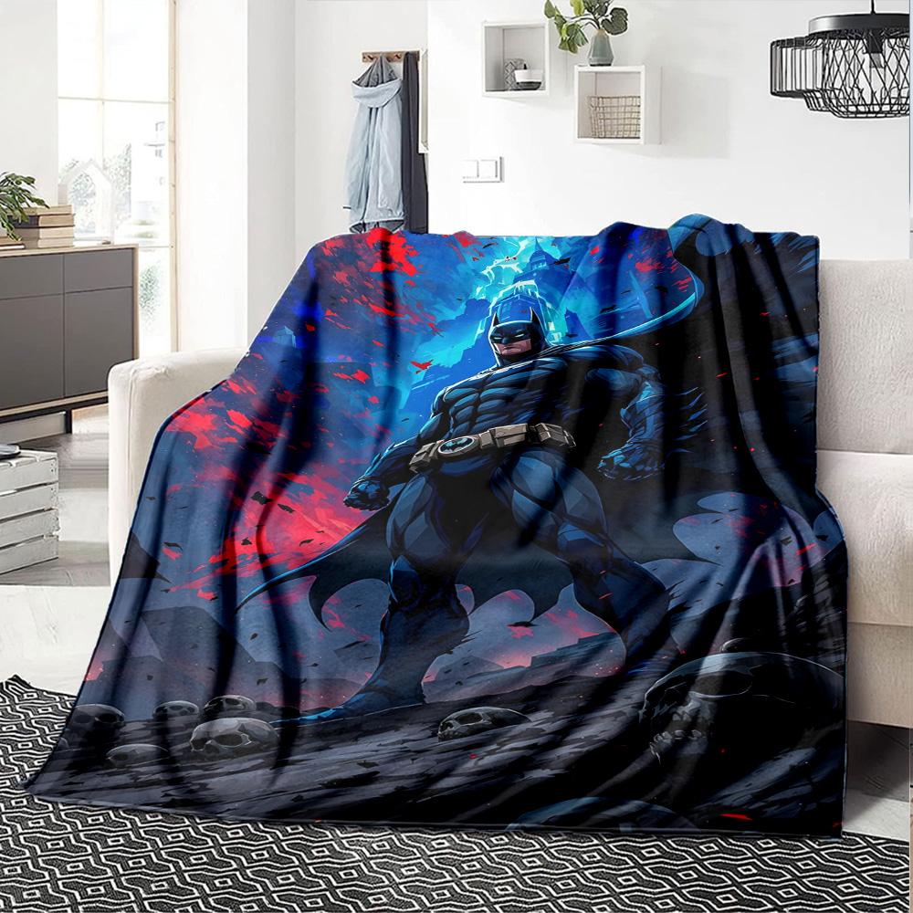 Dc Batman Blanket Soft Warm Cozy Great for Seaside Bedding Office All-Season Use Warmthful Decor Birthday Christmas Gift Blanket