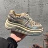 Suction film sole white shoes women's spring new thick-soled heightening shoes commuting versatile casual single shoes sequined women's shoes