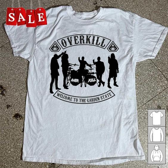 Новая футболка унисекс Overkill band Подарок для фанатов Все размеры MD485 XXL