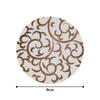 Endo Shoji TKG Paper Coasters, Brown, Arabesque Pattern (Pack of 100), Round, 90mm Diameter, 1mm Thick, a Must-Have for Evening Drinks, Commercial