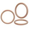 10 Pcs Wooden Rings Natural Grain Polished Smoothly Comfortable Touch Craft Wood Ring Pendant 10cm 3.9in