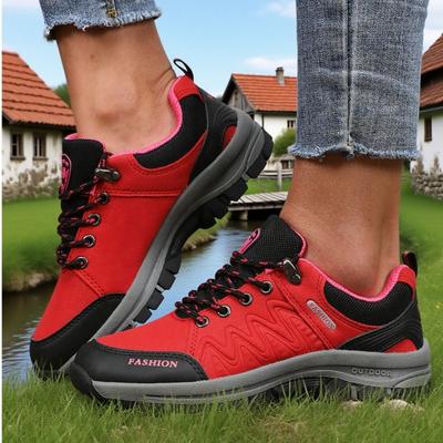 Fashionable Women's Sneakers Luxurious Platform Waterproof Design Off-road Hiking Shoes Breathable Outdoor Camping Running Shoes