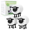 QY MARKET Set of 3 Sheep Toilet Paper Holders 38mm Easy To Bathroom Makes a Great Gift [JIS Standard, Diameter] Stylish, Scandinavian-inspired Design,