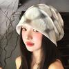Women S Vintage Plaid Beanie Summer Breathable Large Head Wrap Hat