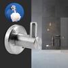 Durable 304 Stainless Steel Bathroom Kitchen Wall Mounted Single Clothes Hook Home Towel Hanger