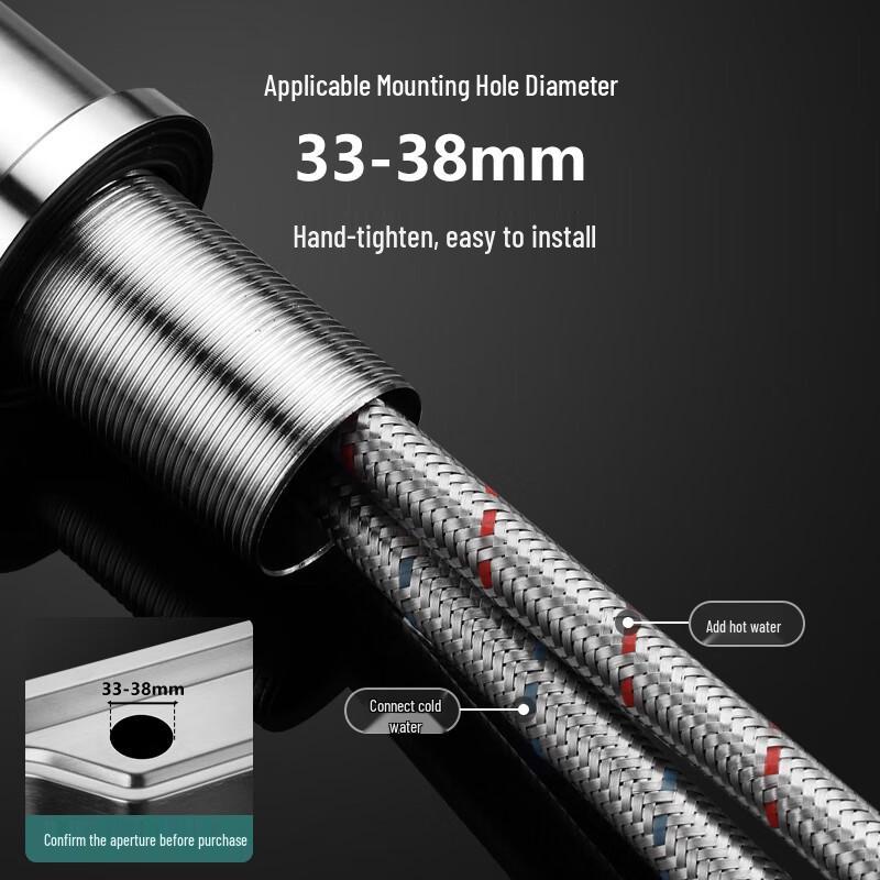 VATTI 304 Stainless Steel Kitchen Sink Faucet