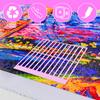 PLA Painting Ruler Alignment Tool Precision Positioning Square Painting Guide Time Saving Diamond Art Alignment Ruler for DIY