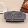 10Sets Disposable Takeout Packaging Food Boxes With Clear Lids Microwave Food Storage Boxes Kitchen Refrigerator Containers