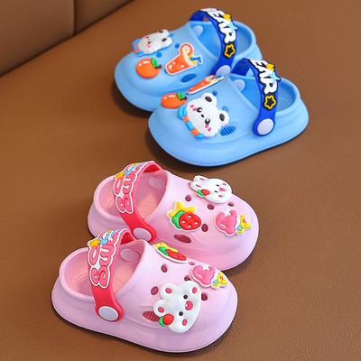 Kindersandalen Pantoffels Jongens Zomer Meisje Voor Kleine Kinderen Baby Binnen Zachte Zool Antislip Cartoon Kinderen Grotschoenen Kop Ingewikkeld