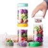 32OZ Glass Salad Jar Sealed Leakproof Oat Jar with Lid Dry Wet Separation Salad Containers For Picnic Office Fitness