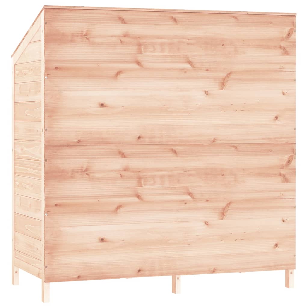 Vidaxl Garden Shed, 102X52X112 Cm, Solid Fir Wood