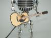 Retro Metal Microphone Robot Lamp
