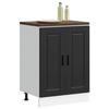 VidaXL Kitchen Cabinet Porto Black Engineered Wood 853918