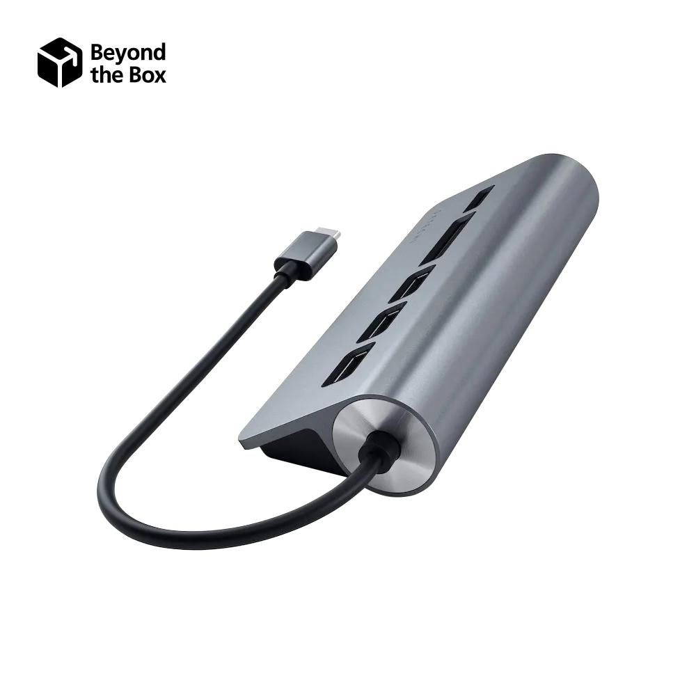 Satechi Type-C Aluminum USB Hub  Card Reader Space Gray