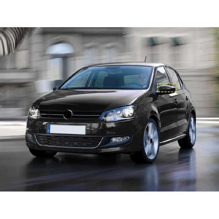 Glossy Black Side Wing Mirror Cover for VW Polo 6R 6C MK5 V 2009 2013 2014 2016 2017 2015 with indicator model