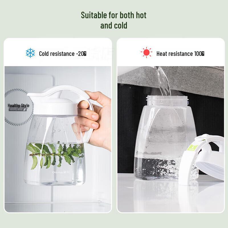 CHAHUA 1.8L Transparent Plastic Cold Water Pitcher