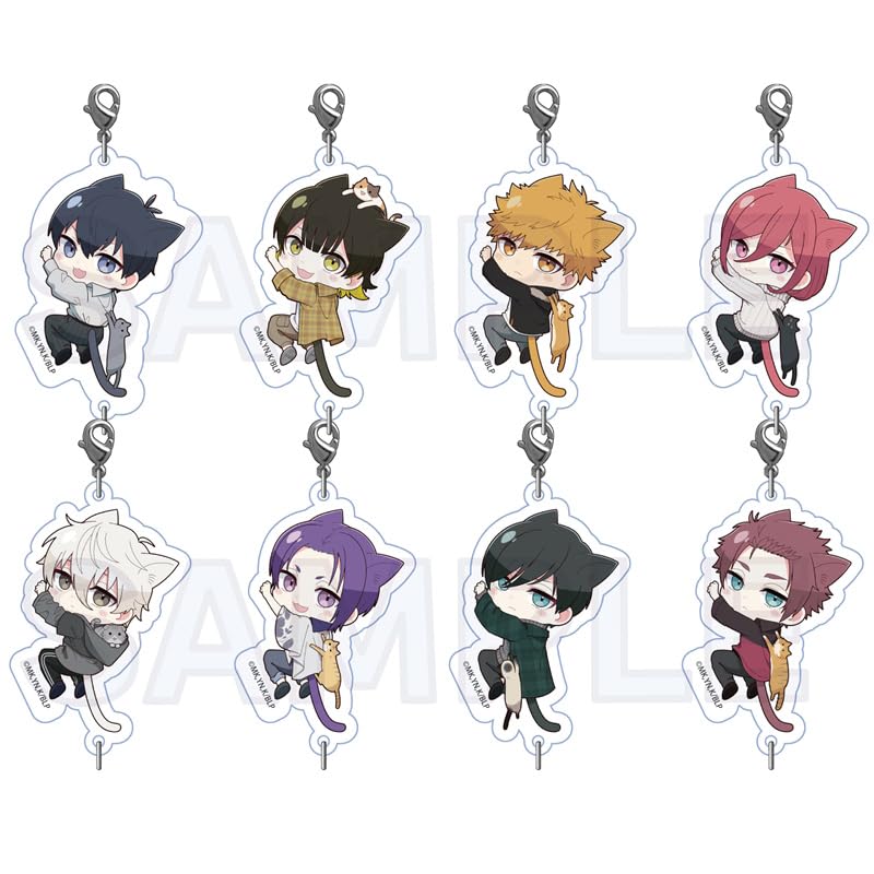 

Blue Rock Trading Connectable Charms, Hitsukinyan ver., Box of 8