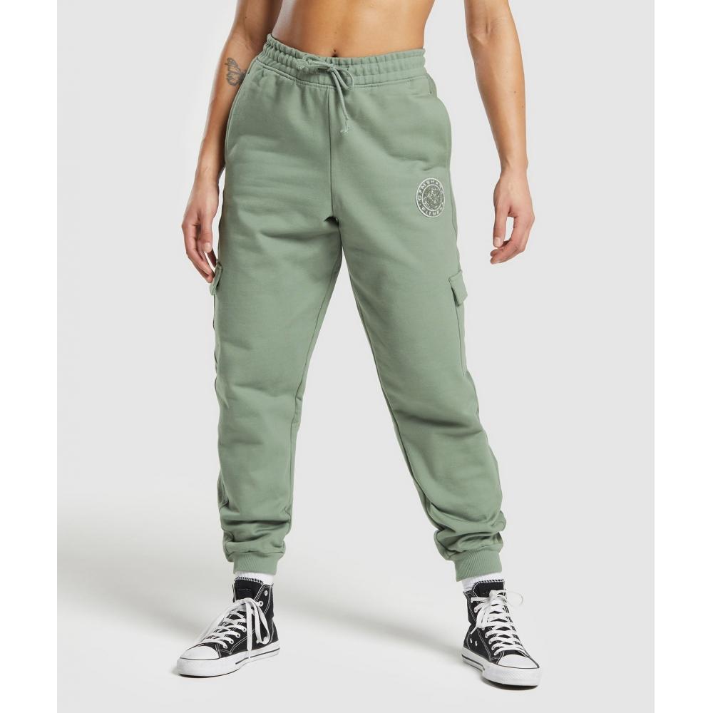 

Спортивные штаны GYMSHARK Legacy, зеленые B5A9P ECJF XXS