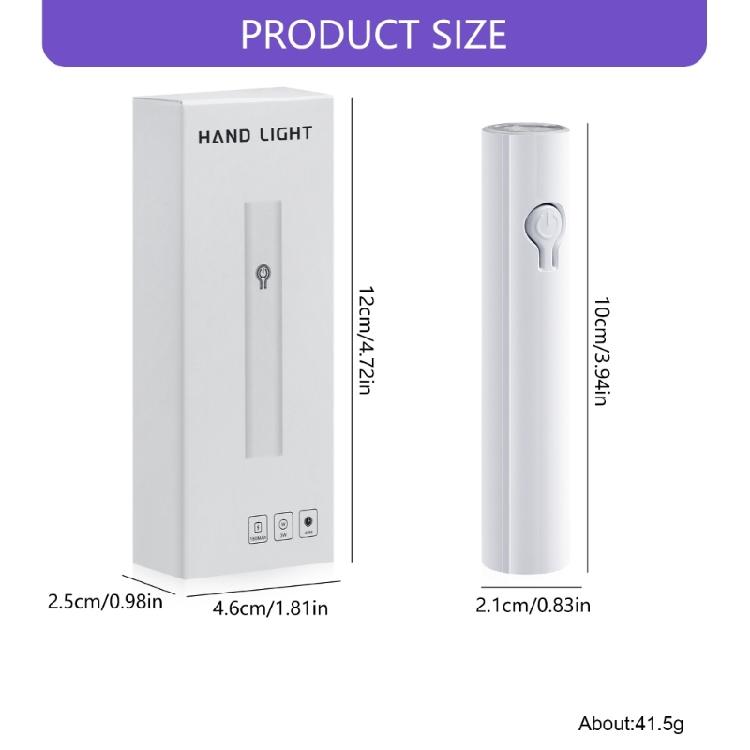 Quick Gel Polish Curing Lamp USB Powered Cordless Manicure Tool With Portable ABS Body For Professional Nail Results