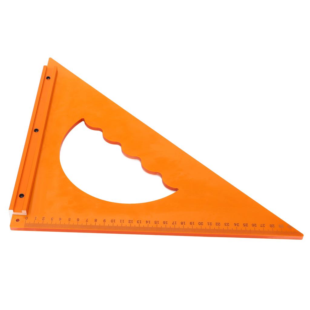 Woodworking Triangular Plate Ruler Accurate Measurement Double Sided Scale 90 Degrees Woodworking Ruler