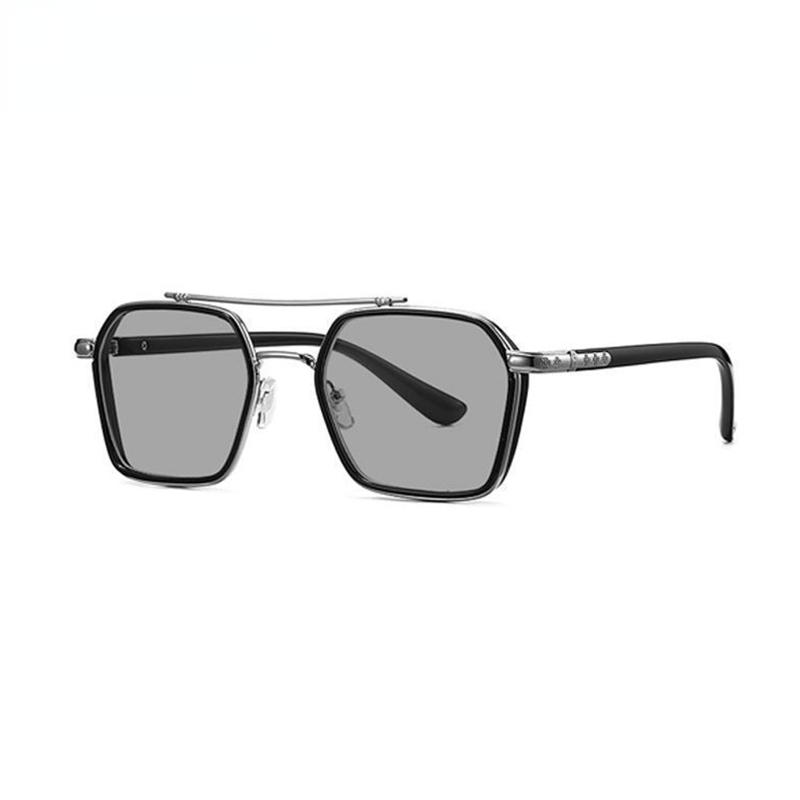 Intelligent Photochromic Sunglasses For Men Professional Day Night Driver Sunglasses Uv400 Retro Luxury Design Glasses Vintage