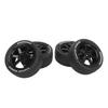 4Pcs 1Celsius10 RC Tires Plastic Rubber Smoothly   Strong Cushioning RC Wheels Replacement for    01  02