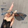 New Fashionable Cat Eye Photochromic Myopia Glasses Women Anti Blue Light Personalized High-definition Glasses Diopter To -4.0