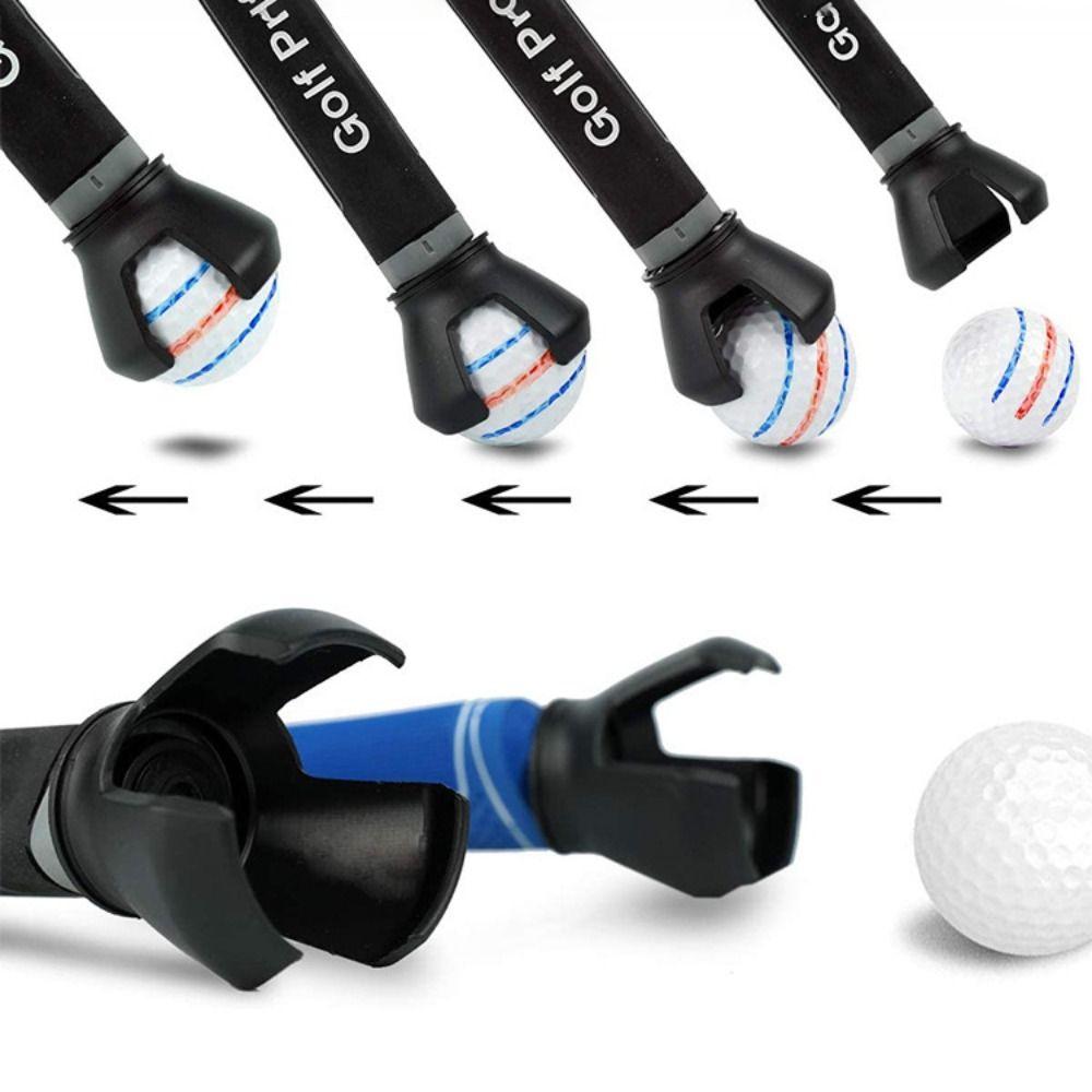 Quick Install Ball Grabber Picker 3-Prong Design Golf Ball Grabber Golf Pick Up Tool  For Seniors
