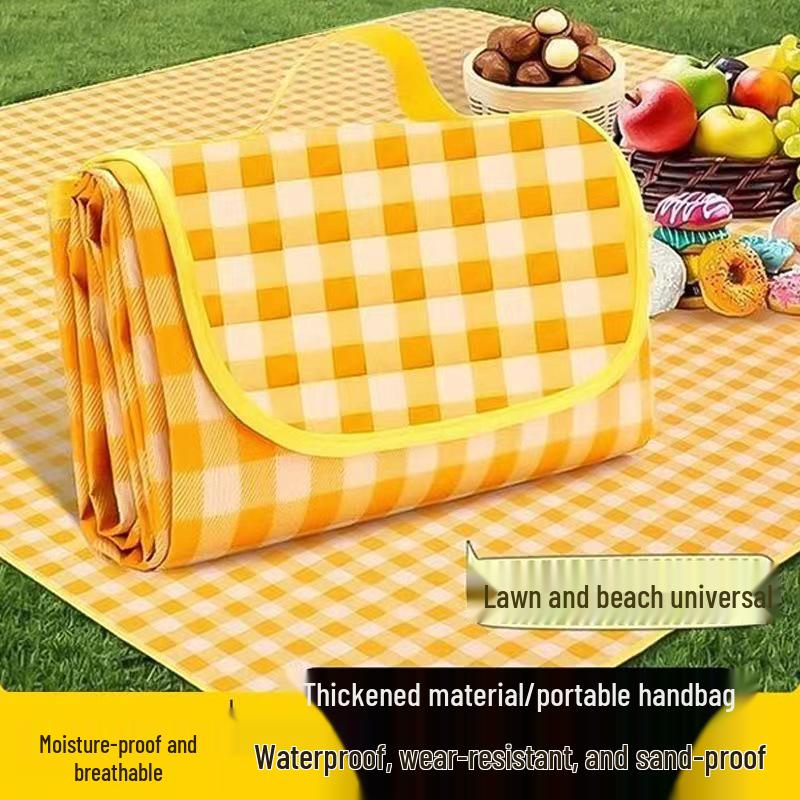 Portable Outdoor Picnic & Camping Mat: Moisture-Proof, Stylish, Essential for Spring Outings