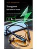 Cross-Border Sports Bluetooth Earphones: In-ear, Neck-Hanging, Heavy Bass, Long Battery Life