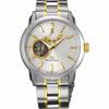 Star Men's Mechanical Watch, Featuring Stainless Steel Strap White Dial, Blends Business Casual Perfect Various Festivals, Gifting, SDA02001W0.