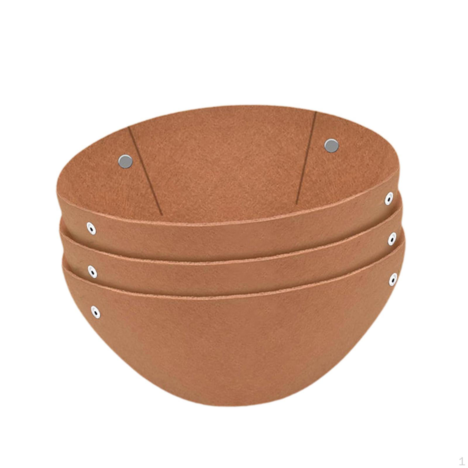 

3 шт. войлочных вкладышей для корзин для растений, подвесных корзин, вкладышей для цветочных горшков, сменных горшков 12inch