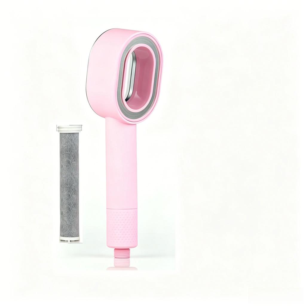 Filtered High Pressure Shower Head, Water Saving Design, Purifies Shower Water, Practical Bathroom Accessory