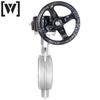 W Baipu 304 Stainless Steel Wafer Butterfly Valve