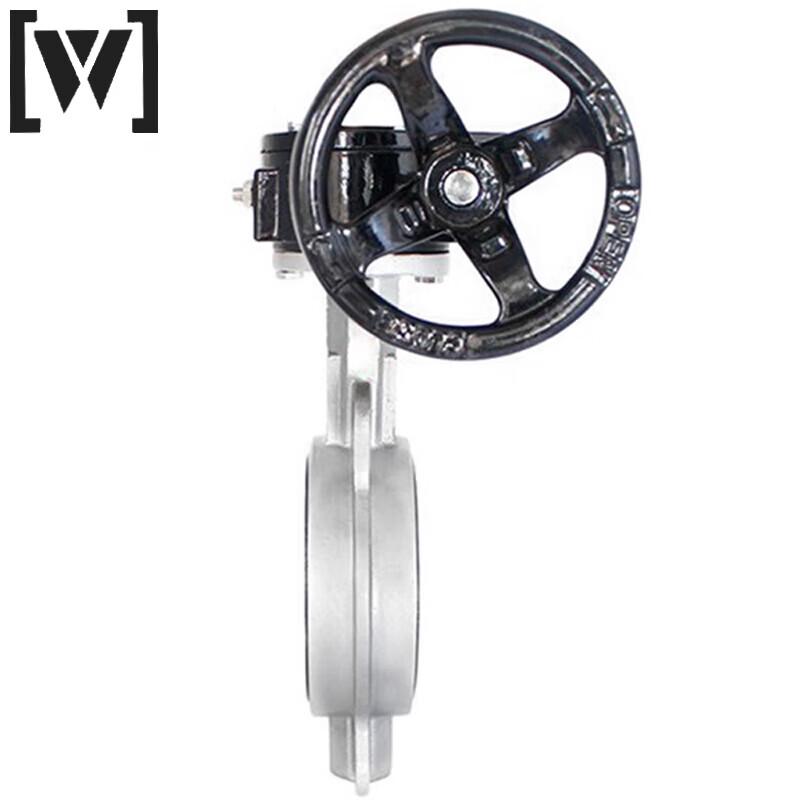 W Baipu 304 Stainless Steel Wafer Butterfly Valve