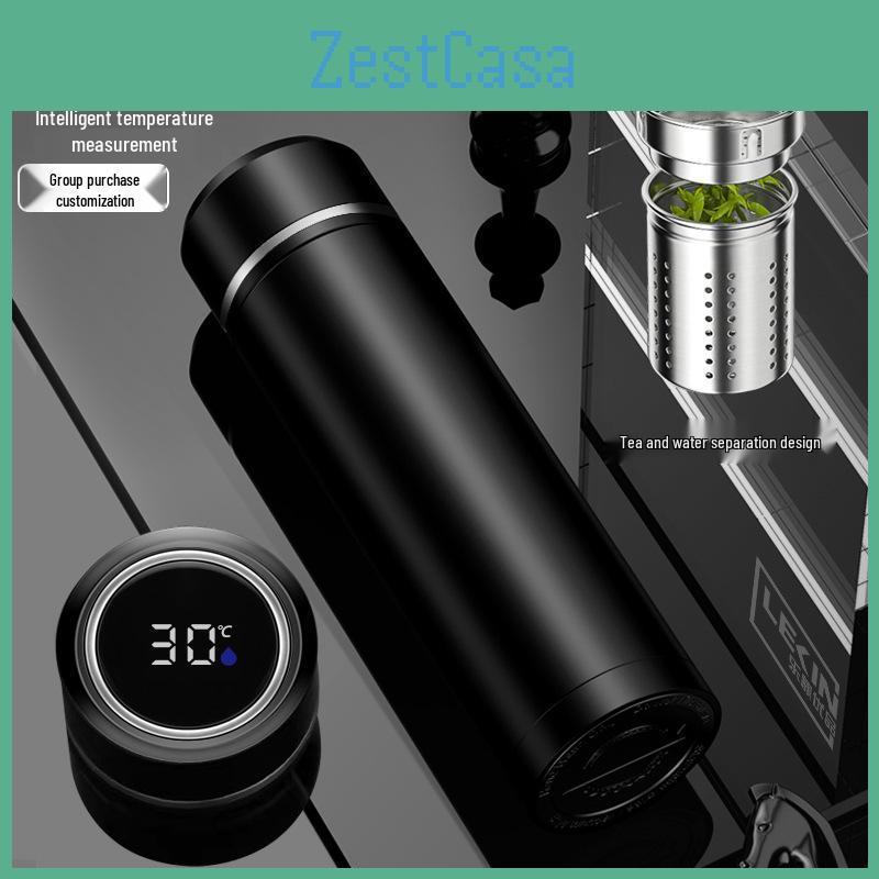 Display Luxury Temperature Insulated Smart Stainless Steel Cup 316 Creative Design Ideal Gift