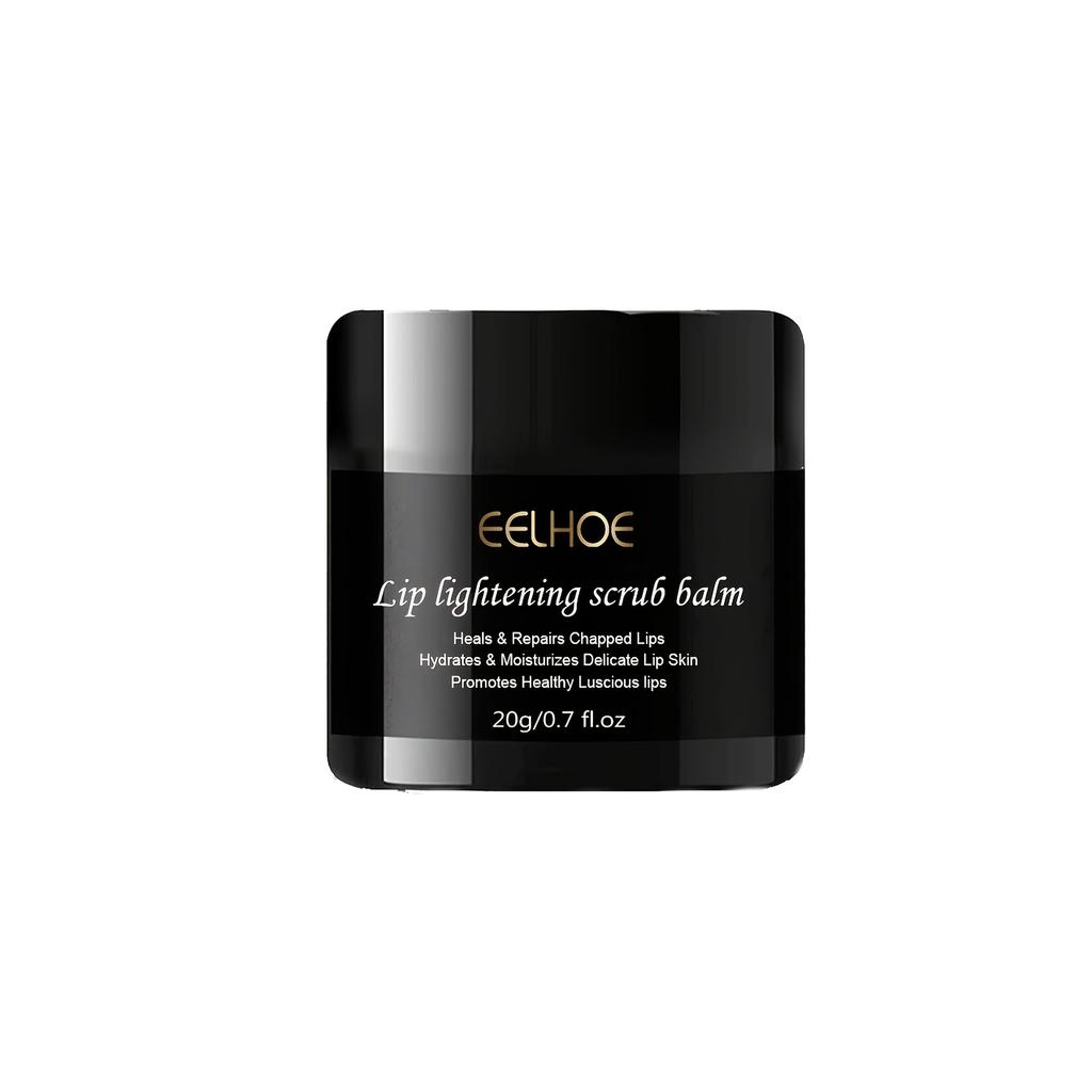Lip Scrub Balm, Moisturizing & Softening, Unisex-Adult, Paste Form, Alcohol-Free, Suitable for All Skin Types, with Aloe Vera & Phytic Acid, Lip Mask