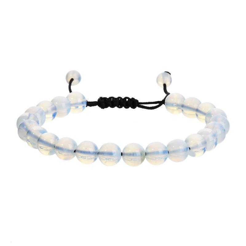 Leisure and Fashion Series Hand Chain Natural Stone Jade Mix and Match Weaving Bracelet Ornaments Gift