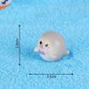 1Pc Home Mini Cartoon Seal Animal Moss Micro Landscape Ornament Plants Bonsai Car Diy Decoration