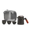 Travel tea set Portable outdoor camping Travel tea drinking equipment Accompanying express cup One pot of six cups