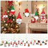 6pcs Snowman Ceiling Hanging Decoration Santa Christmas Spiral Garlands  New Year