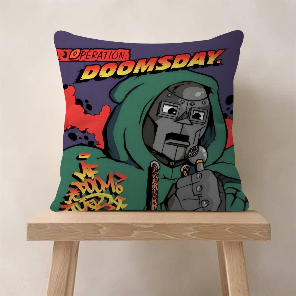 Rapper MMF cool DDoom Madlib Pillowcase toon Gift Cushion Cover Bedroom Home Sofa Chair Seat Decor pillow case