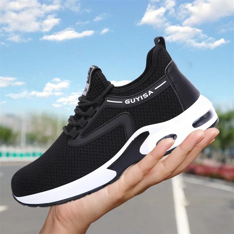 Summer Men Women Work Shoes Steel Toe Cap Safety Boots European Standard Anti-smash Anti-puncture Sport Safety Shoes
