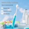 Macaron Color Soft Bristle Folding Toothbrush Set - 5-Pack for Couples & Families, Travel-Ready