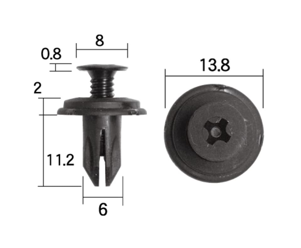 Boston BC5243 Autoteile Scrivet Schwarz 10 pro Beutel