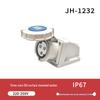 IP67 Waterproof 16A/32A Industrial Plug & Socket, European Standard, 3/4/5-core, Male & Female Connector