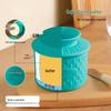 Silicone Sealed Butter Dish with Lid and Scale Lines