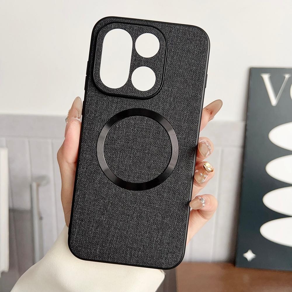 Minimalistische Business Sle Leder Magnetische Dünne Handyhülle für OnePlus 15 13 12 11 Kameraschutz Sturzsichere Rückabdeckung