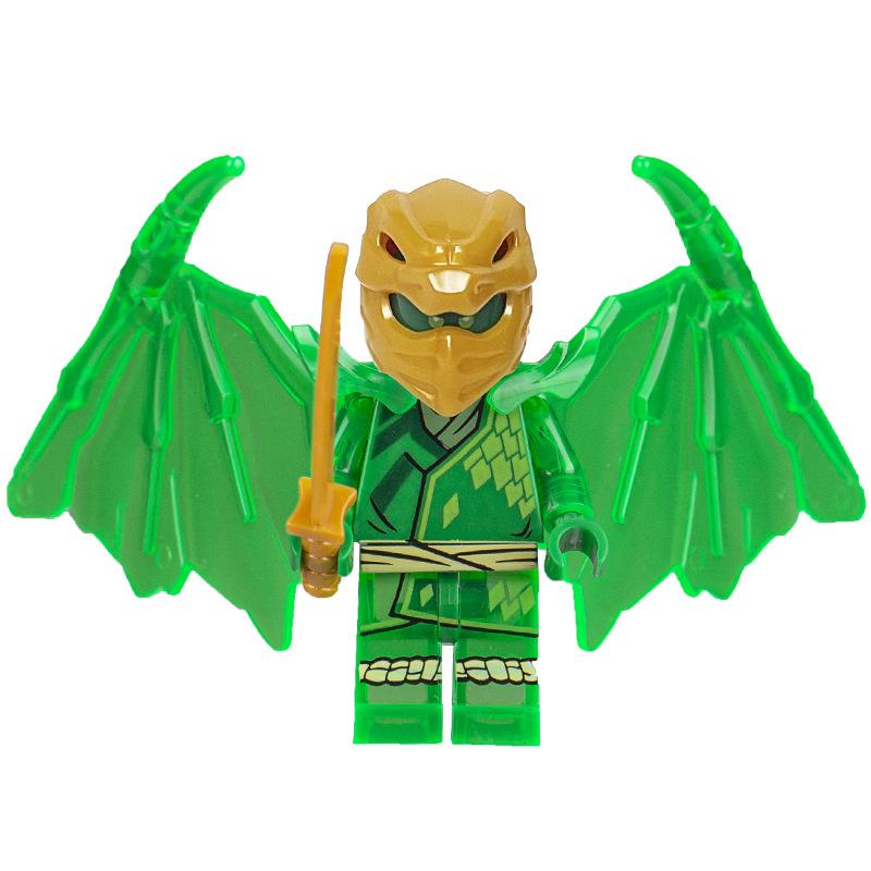 Ninja Warrior Superhero Doll With Weapon Single Building Block Assembly Toy